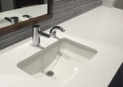 Luxury white toilet tiles | Stone saver Inc