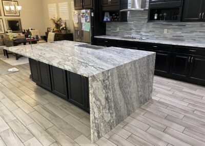 Luxury kitchen tiles installation