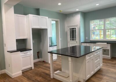 Steele Grey granite kitchen | Stone saver